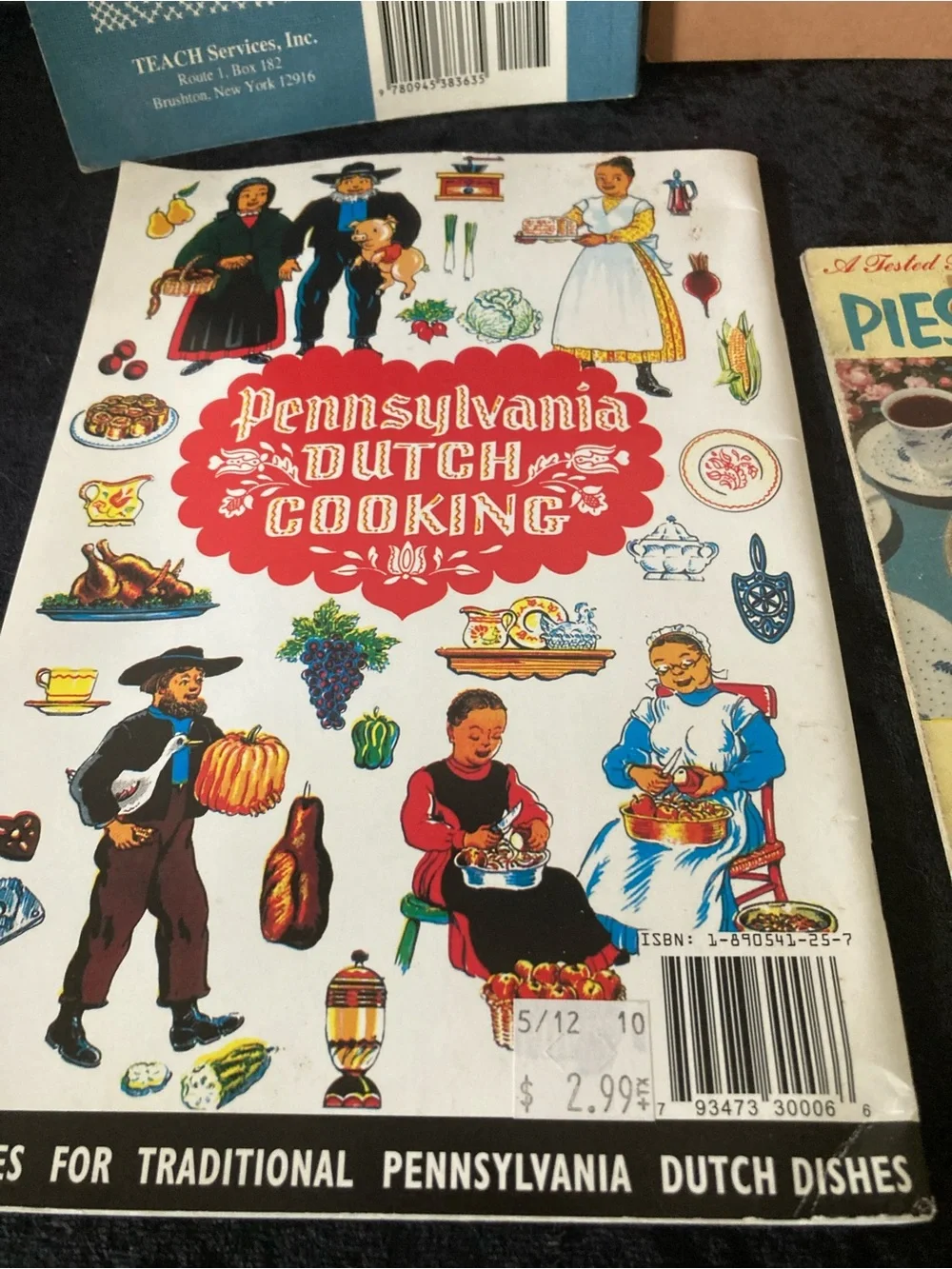 Vintage Cookbook Lot - Amish -Vegetarian - Pies & More Recipe Booklets